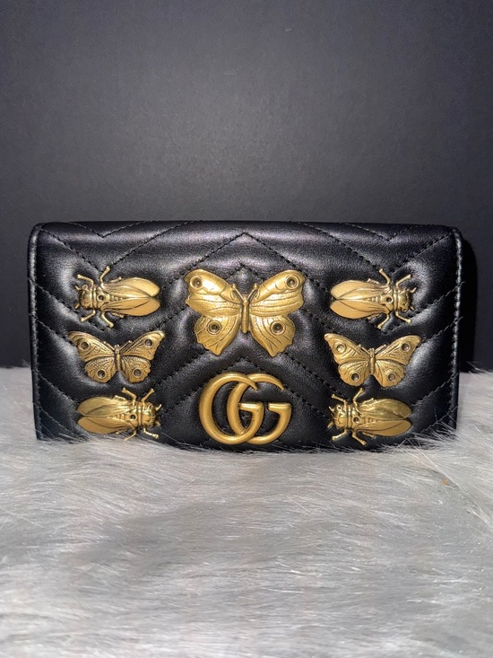Gucci Handbags - Gucci GG Marmont Animal stud Mini Purse~EUC